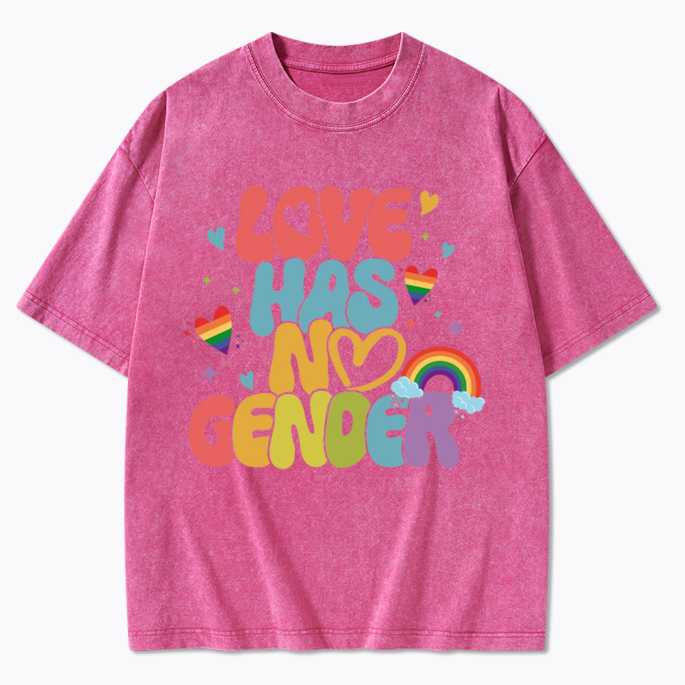 Love Has No Gender Washed T-Shirt