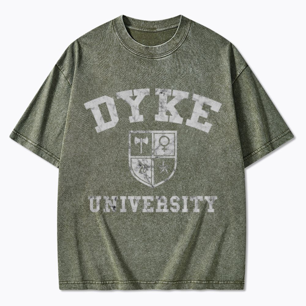 Dyke University Washed T-Shirt