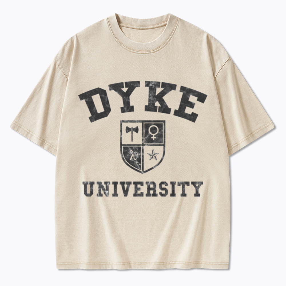 Dyke University Washed T-Shirt