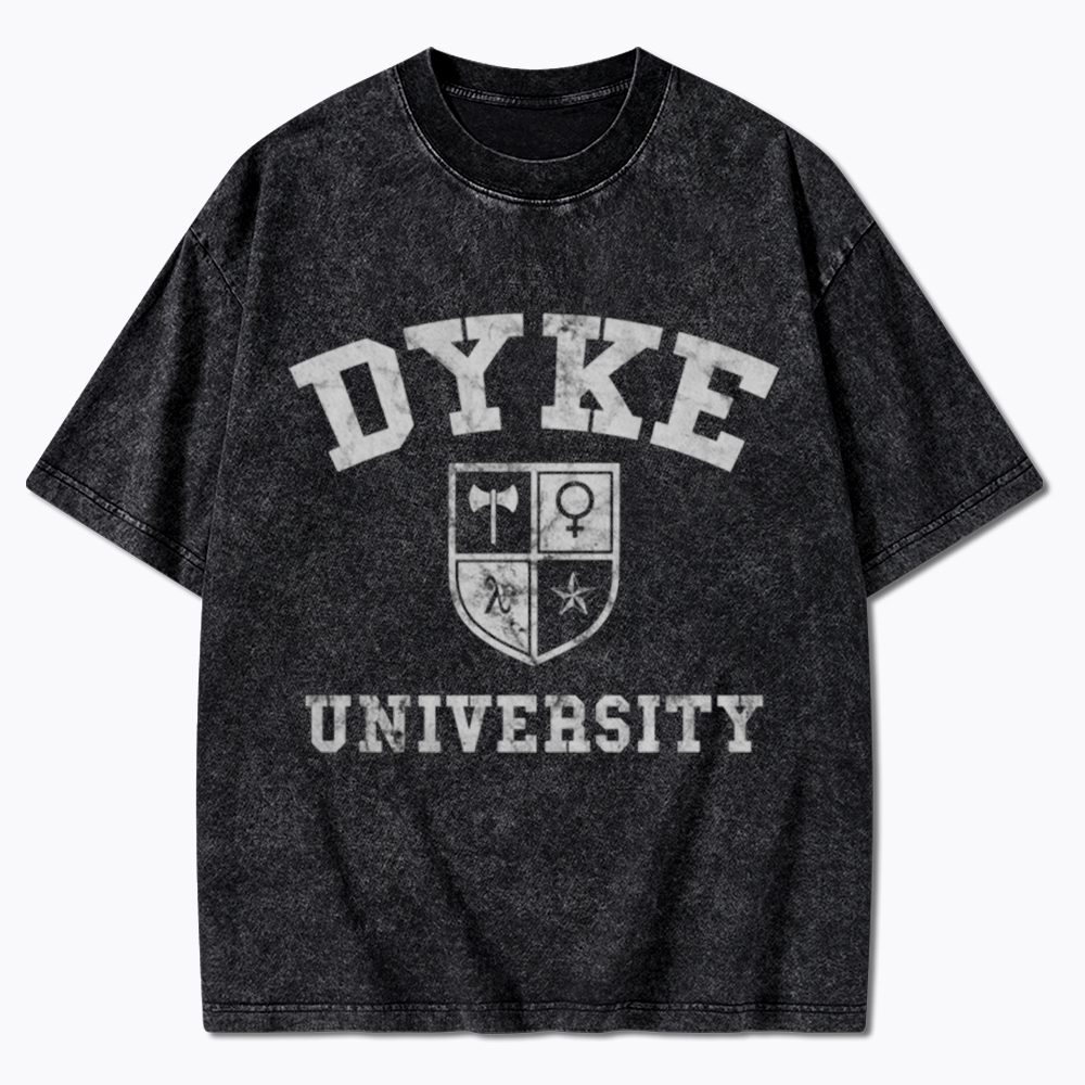 Dyke University Washed T-Shirt