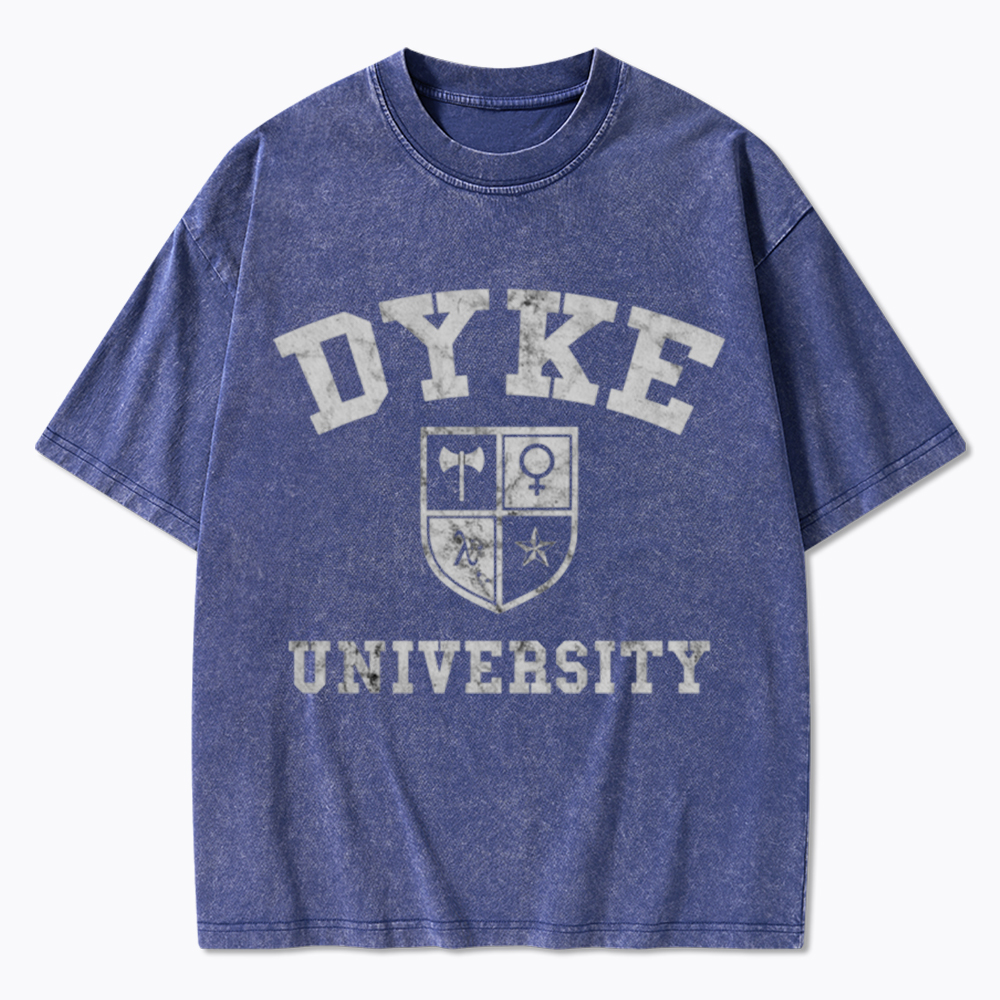 Dyke University Washed T-Shirt