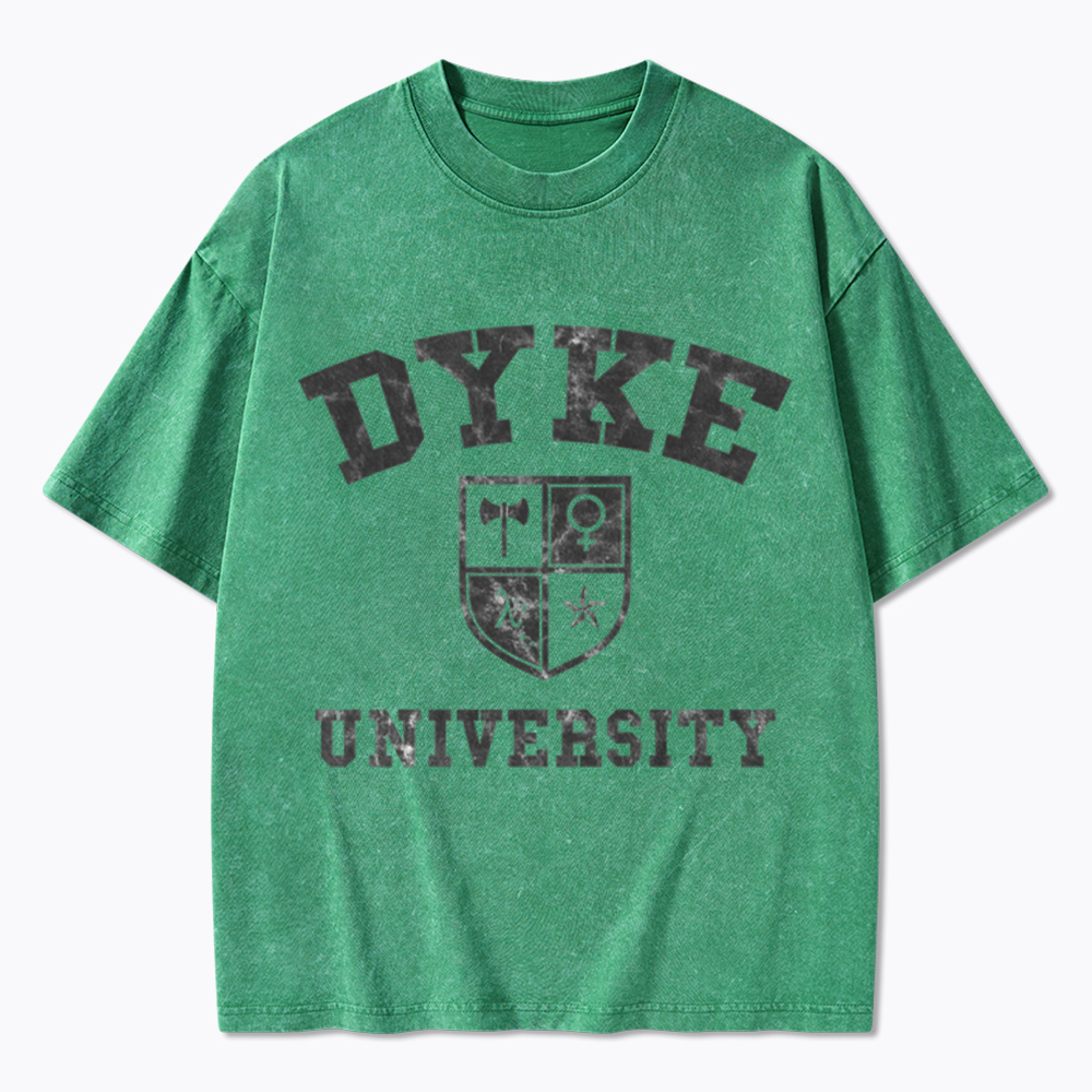 Dyke University Washed T-Shirt