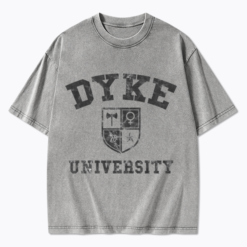 Dyke University Washed T-Shirt