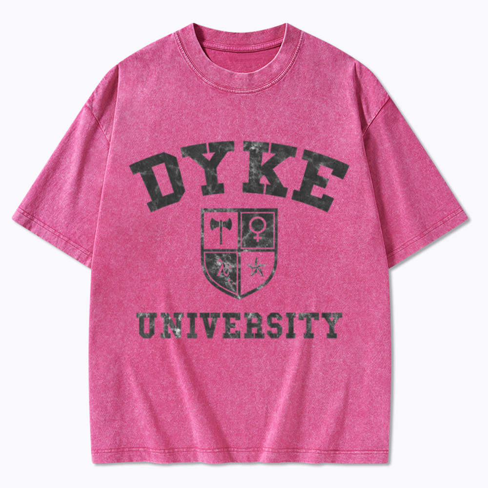 Dyke University Washed T-Shirt