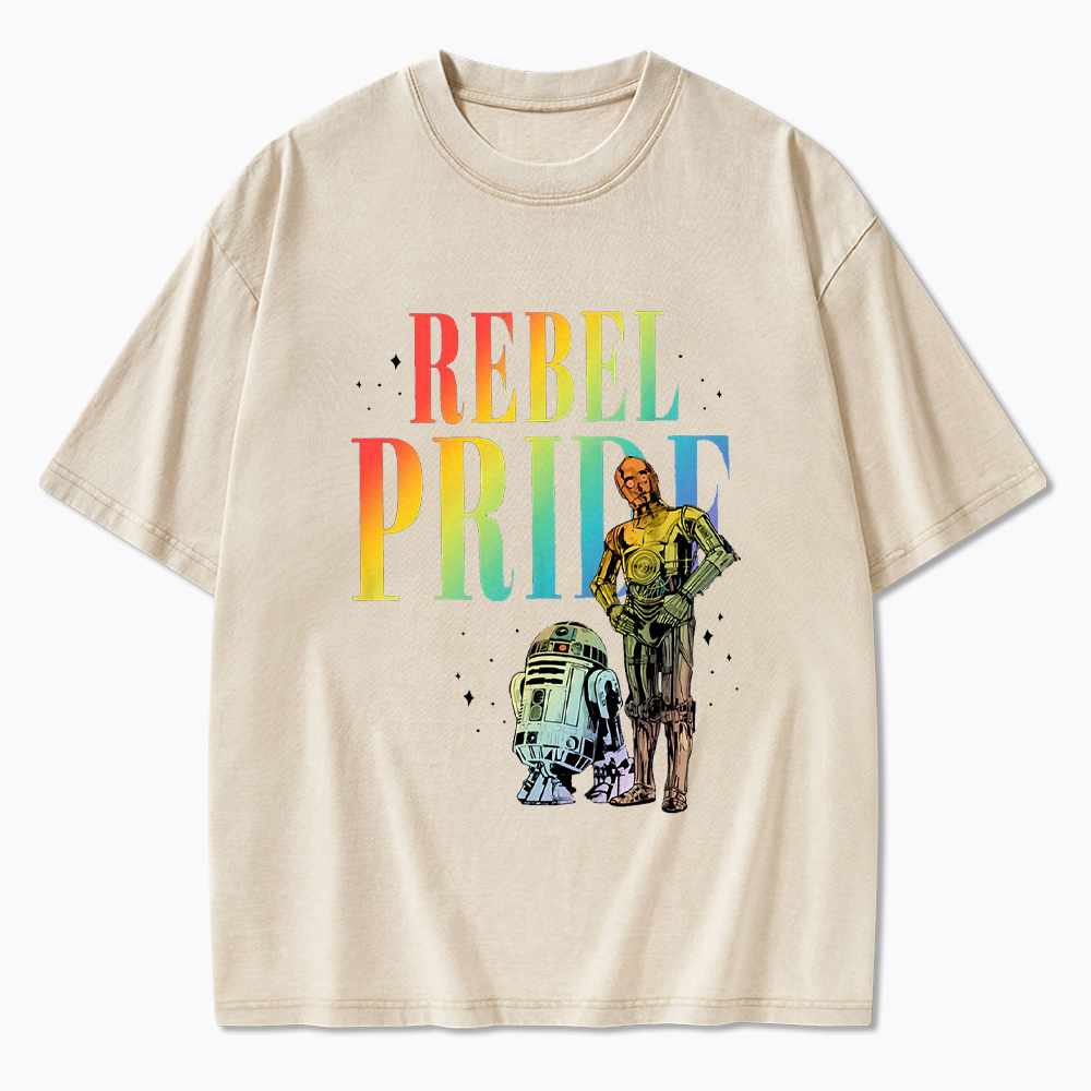Rebel Rainbow Pride Washed T-Shirt