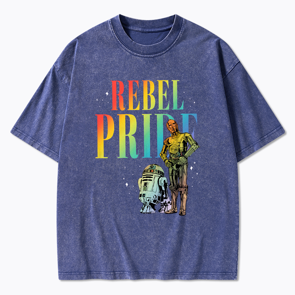Rebel Rainbow Pride Washed T-Shirt