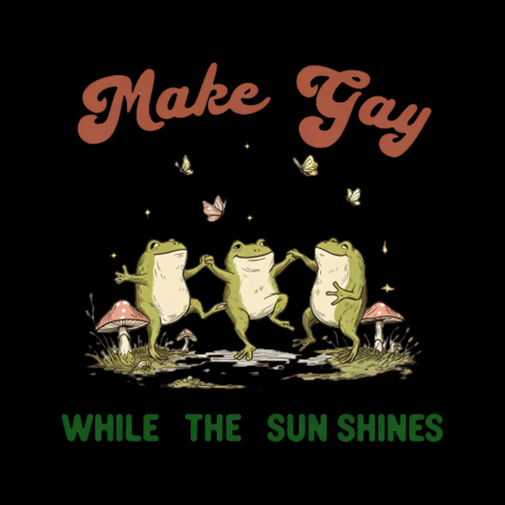 Tap Water Buddies Frog Cropped T-Shirt