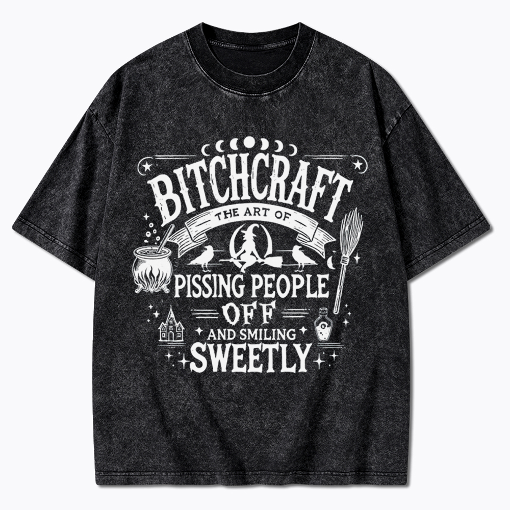 Bitchcraft Witchy Vibes Washed T-Shirt