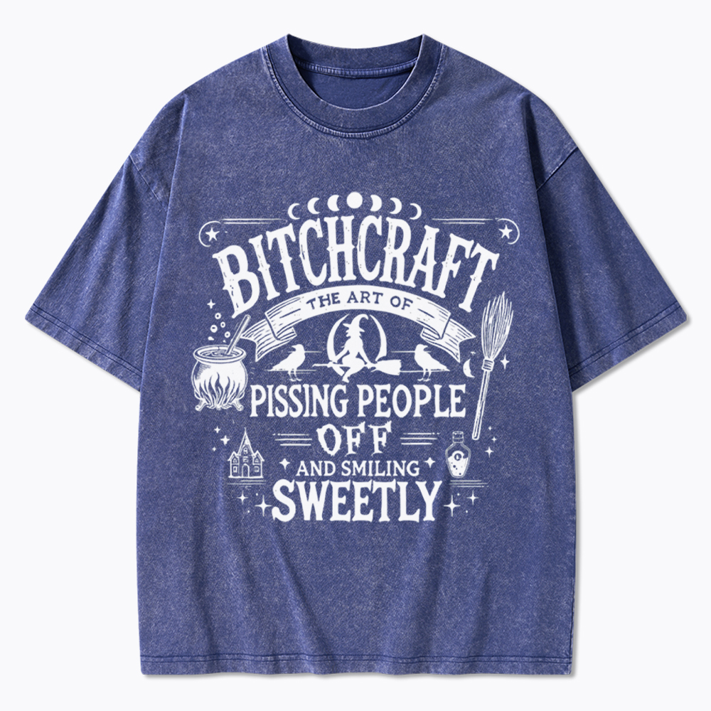 Bitchcraft Witchy Vibes Washed T-Shirt