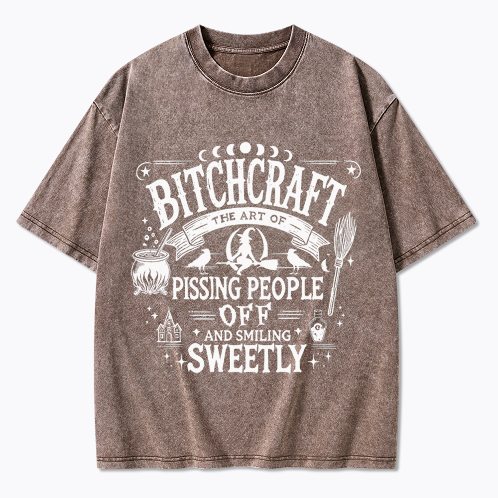 Bitchcraft Witchy Vibes Washed T-Shirt