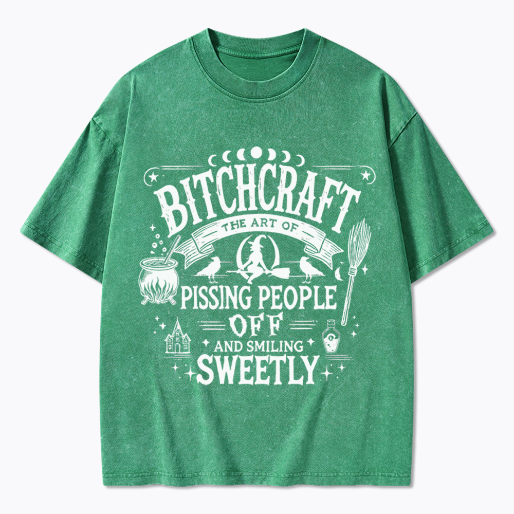 Bitchcraft Witchy Vibes Washed T-Shirt