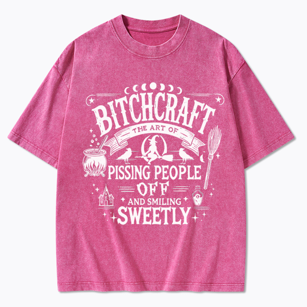 Bitchcraft Witchy Vibes Washed T-Shirt