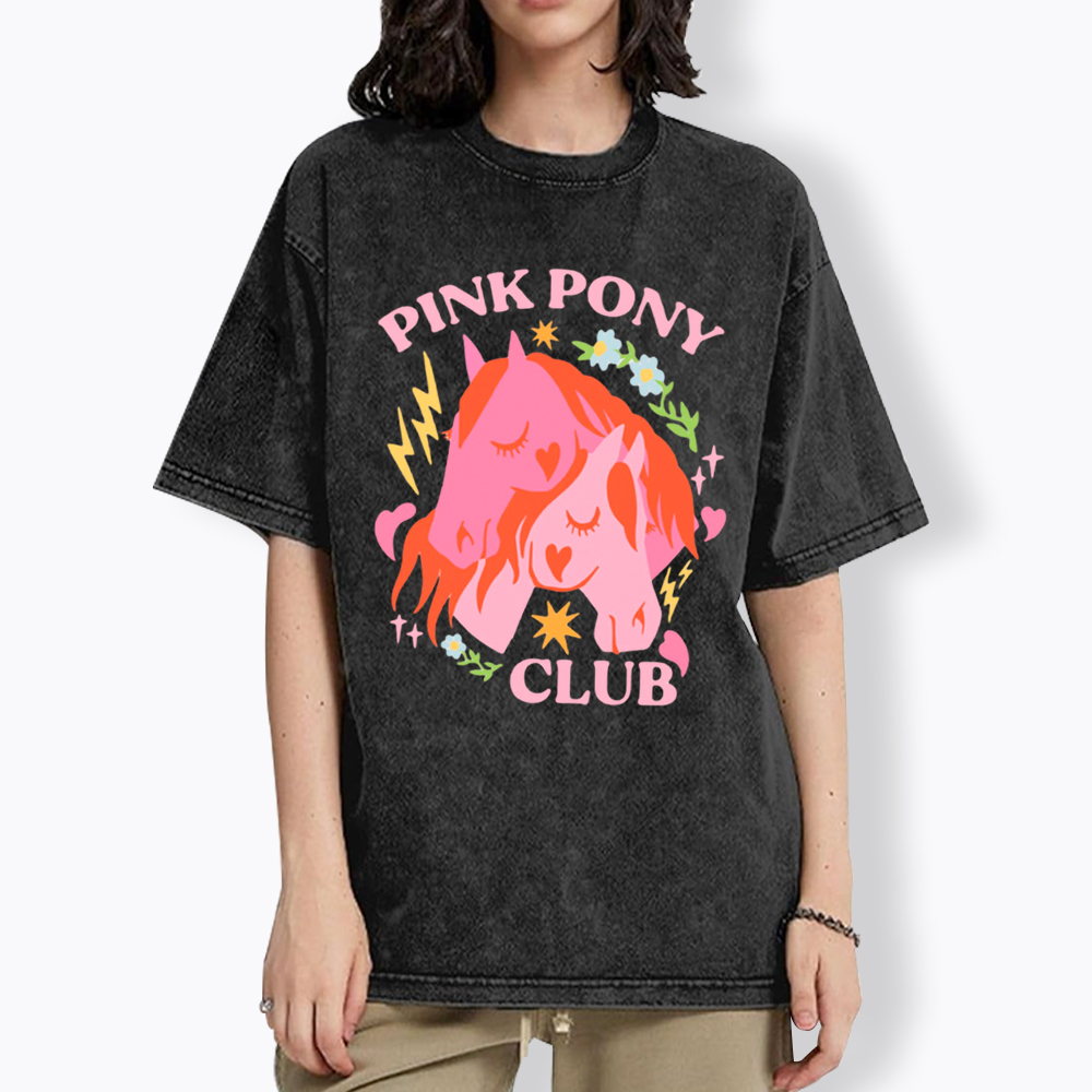 Pink Pony Washed T-Shirt