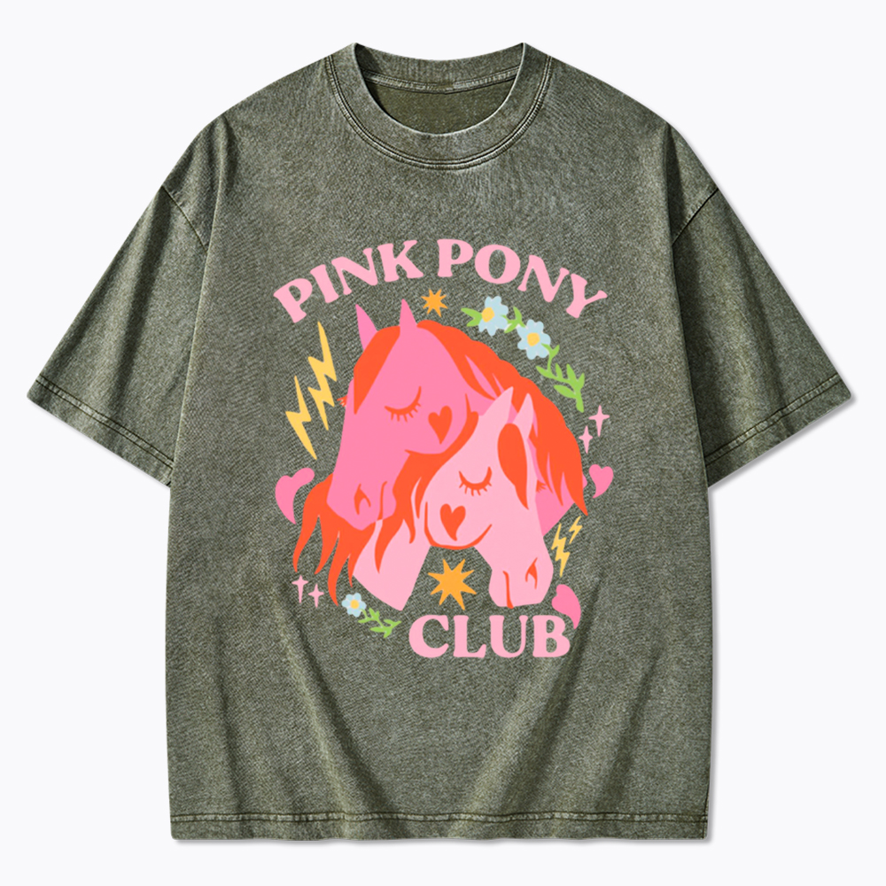 Pink Pony Washed T-Shirt