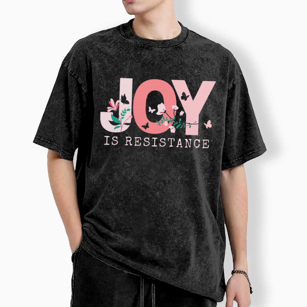 Joy is Resistance Washed T-Shirt