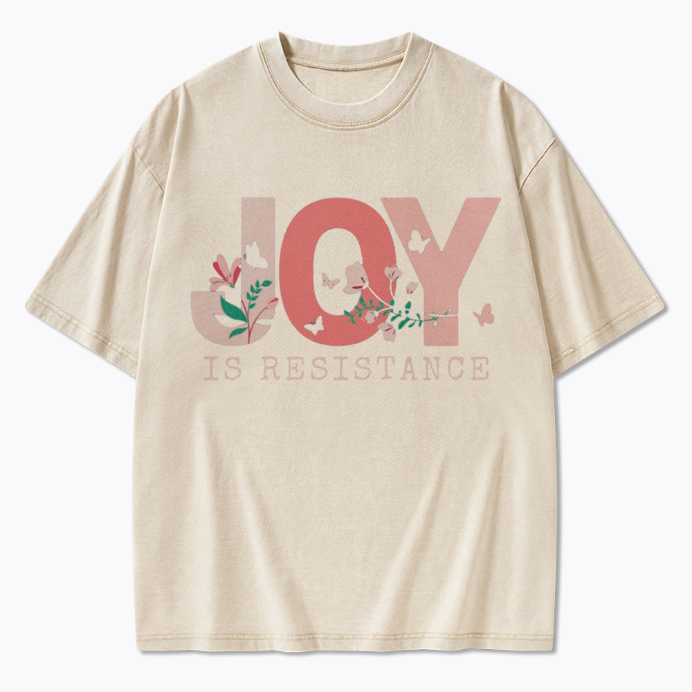 Joy is Resistance Washed T-Shirt