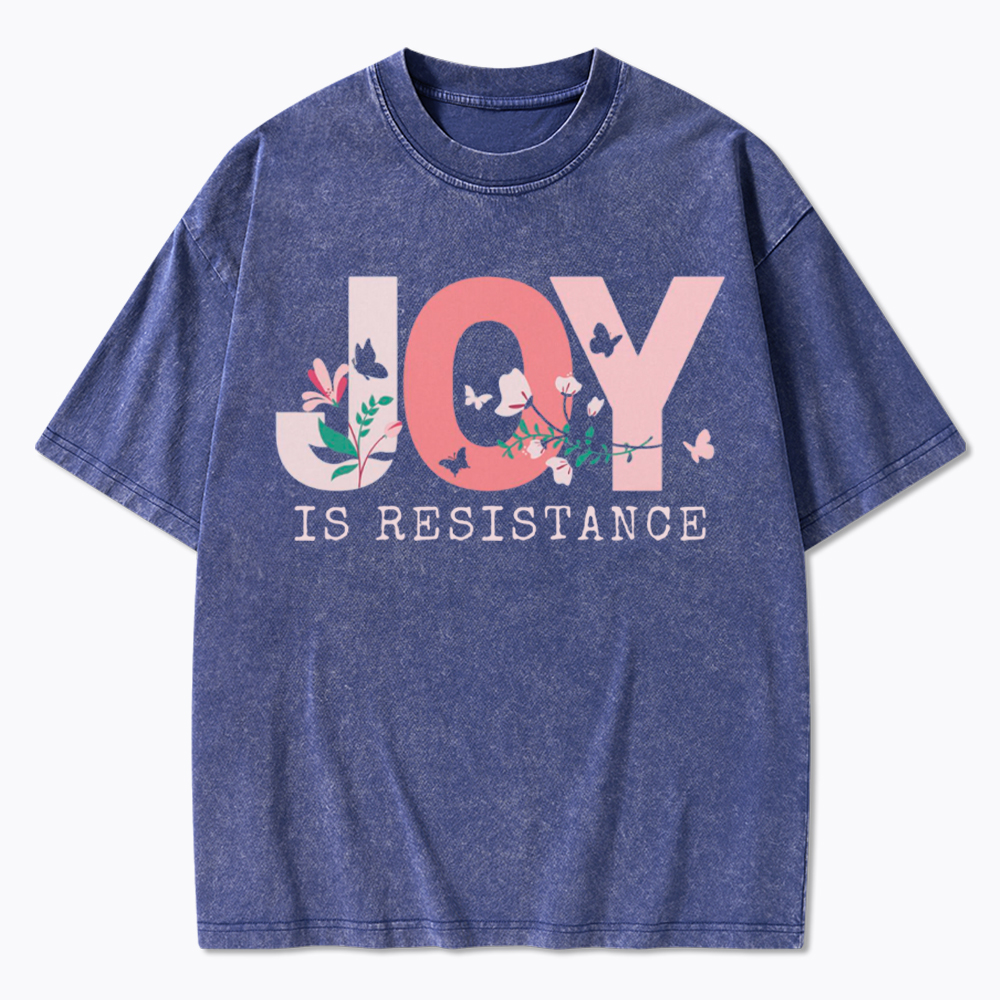Joy is Resistance Washed T-Shirt