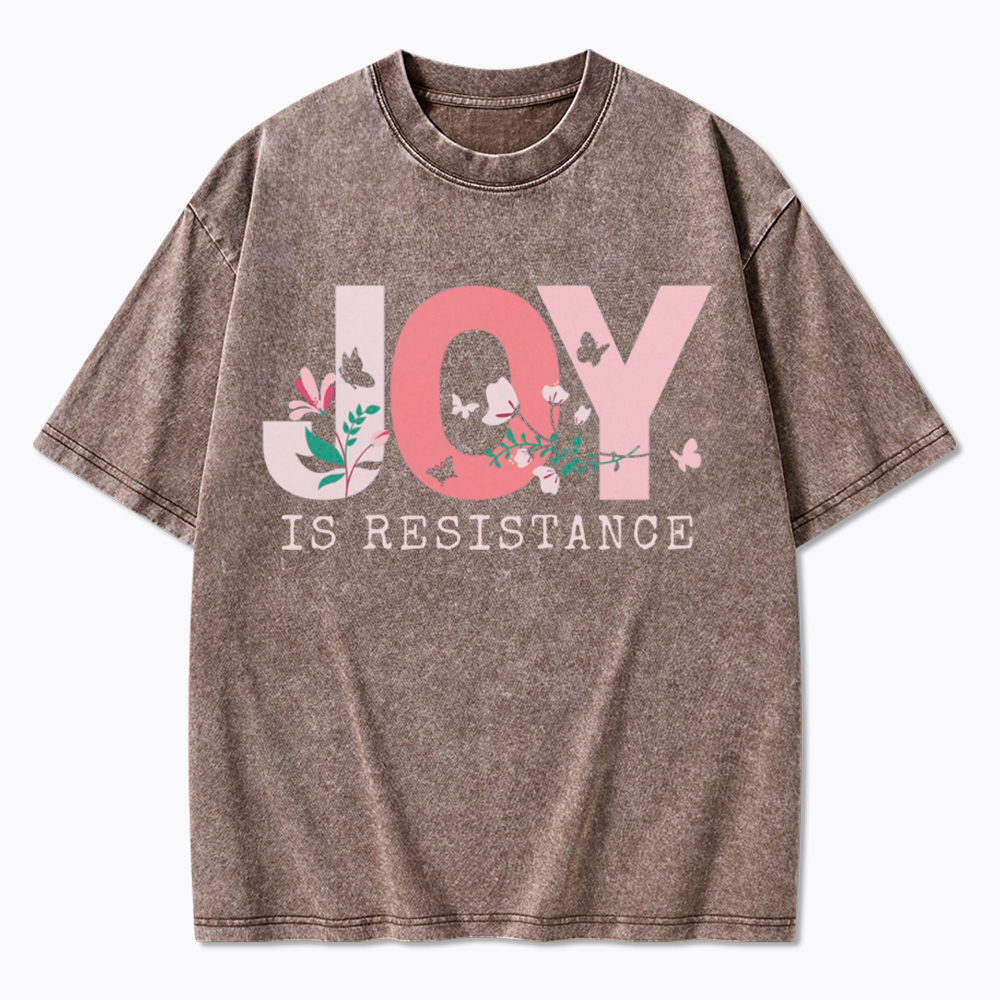 Joy is Resistance Washed T-Shirt
