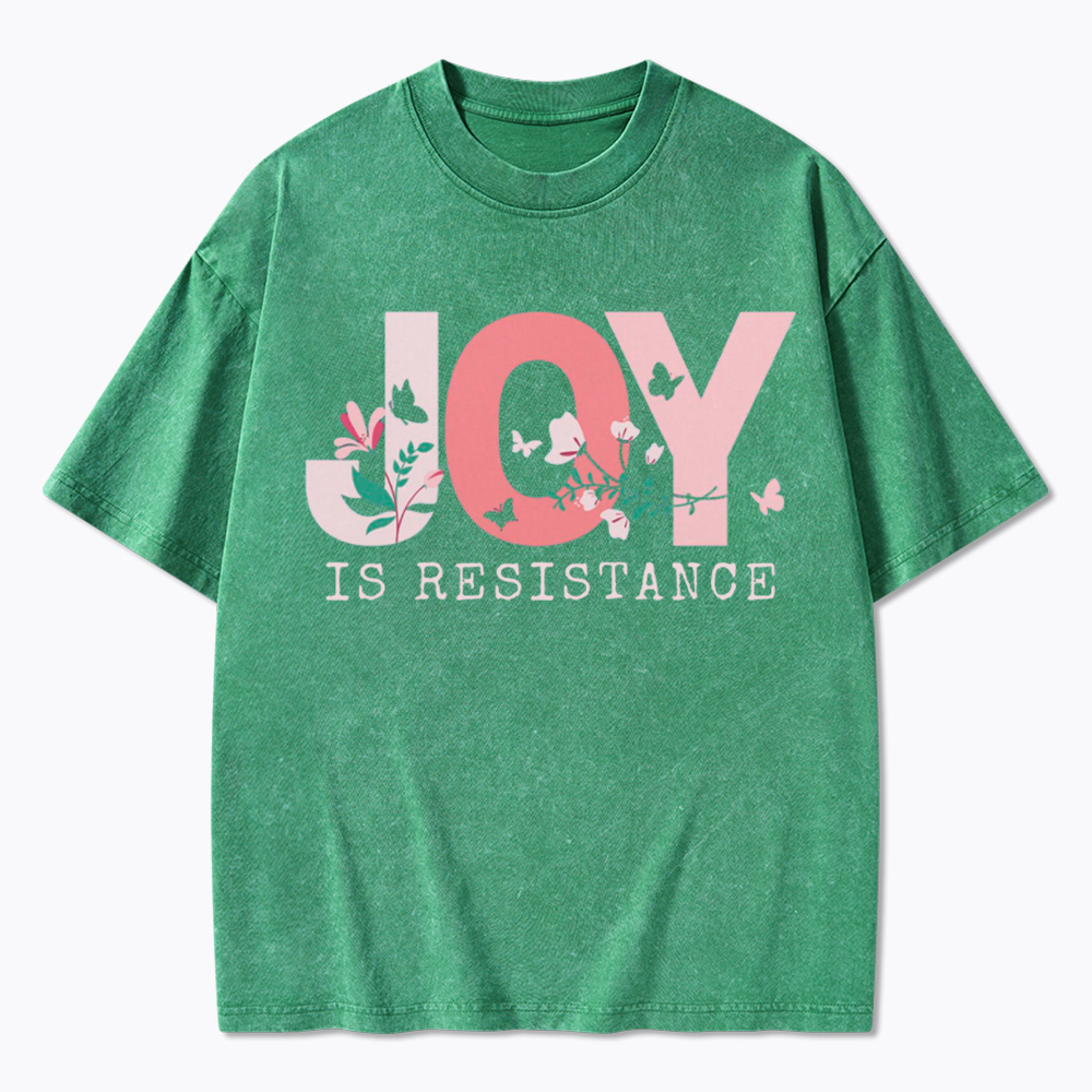 Joy is Resistance Washed T-Shirt