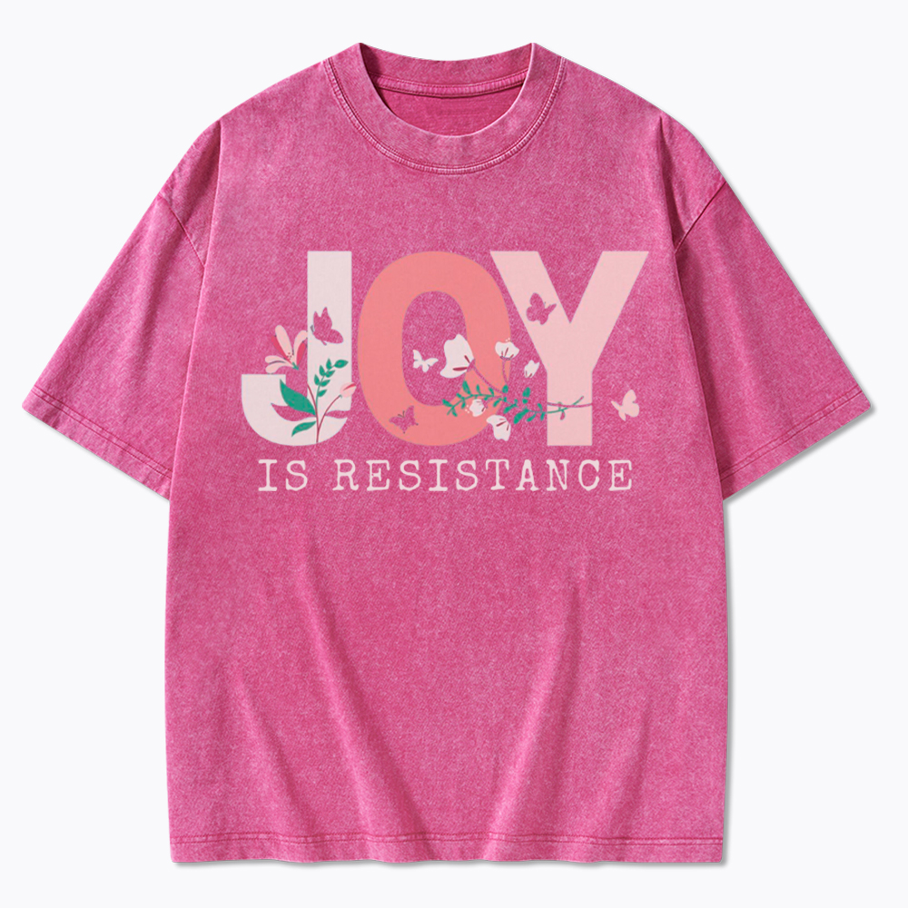 Joy is Resistance Washed T-Shirt