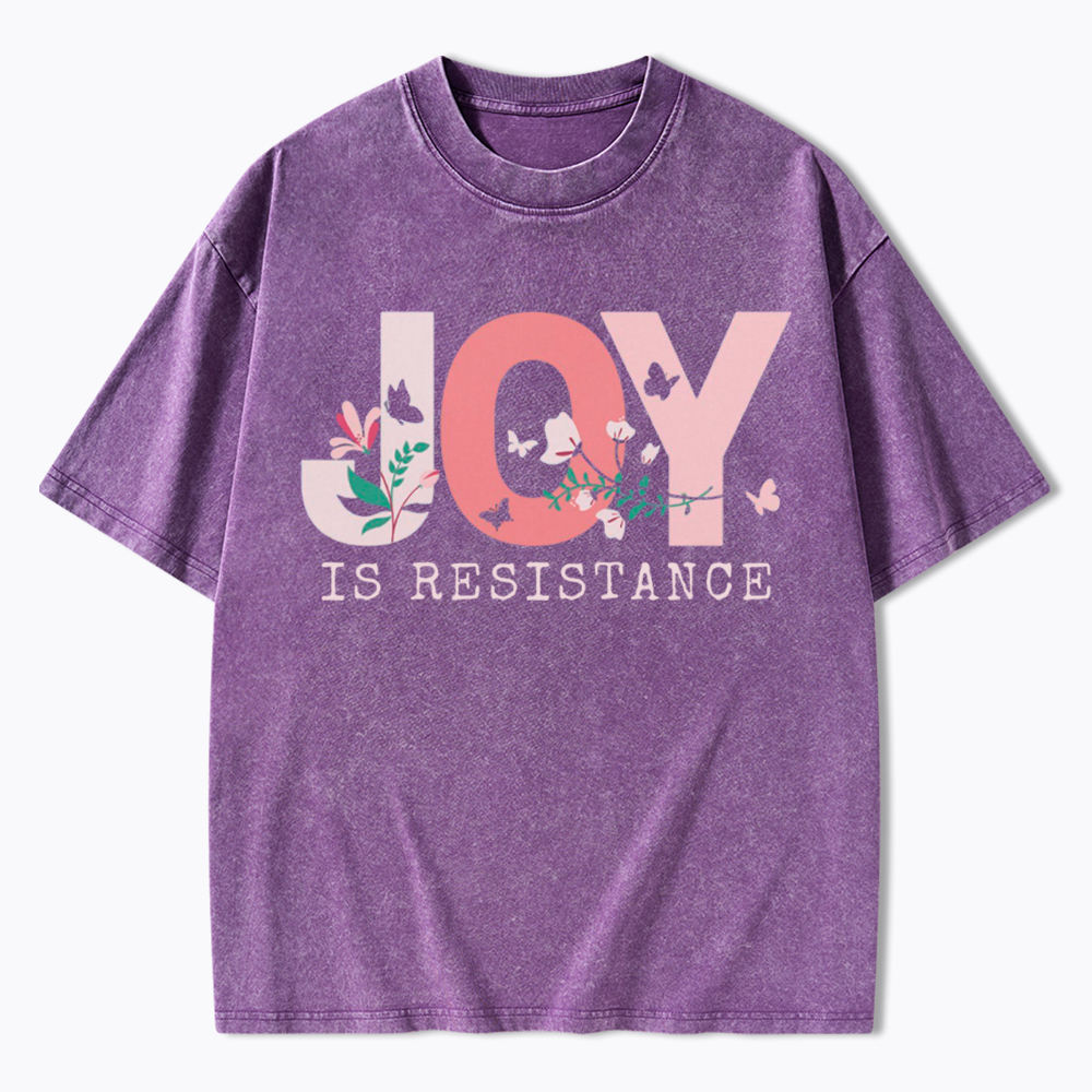 Joy is Resistance Washed T-Shirt