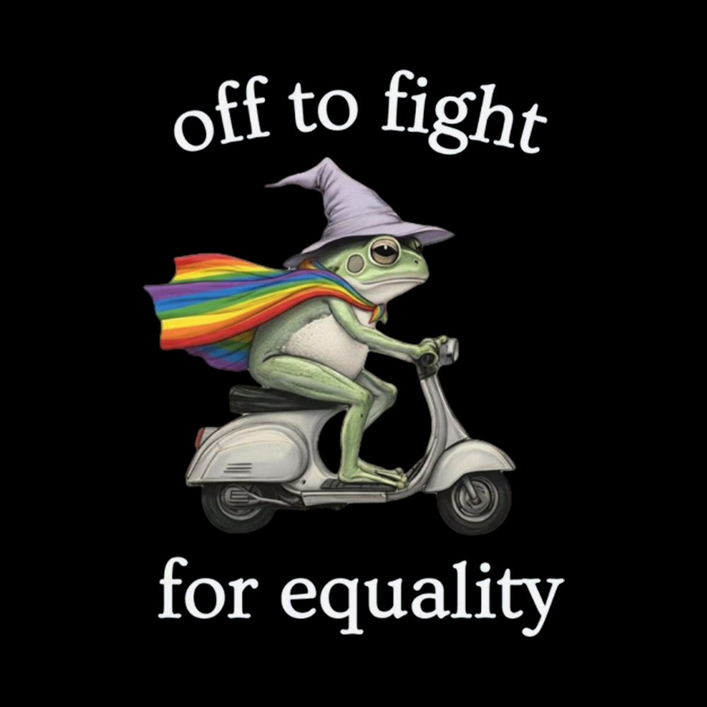 Off to fight for Equalitye Washed T-Shirt
