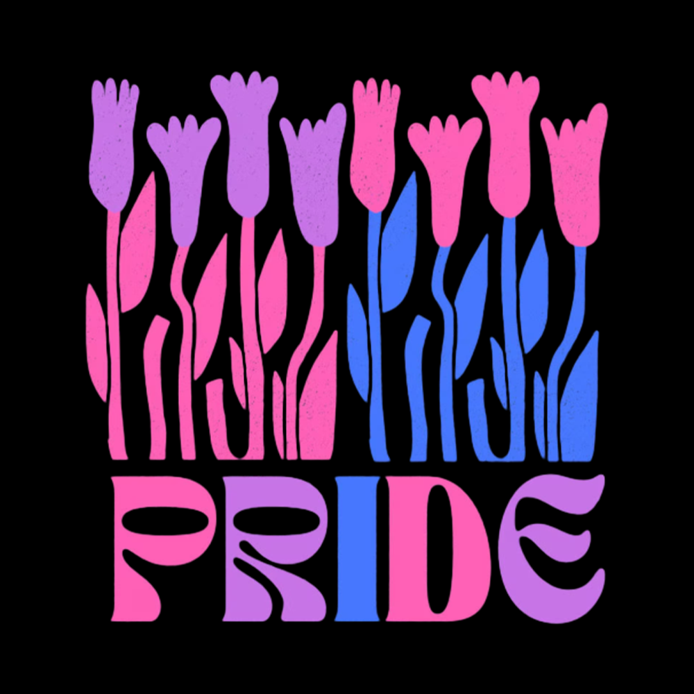 Subtle Bi Pride Cropped T-Shirt