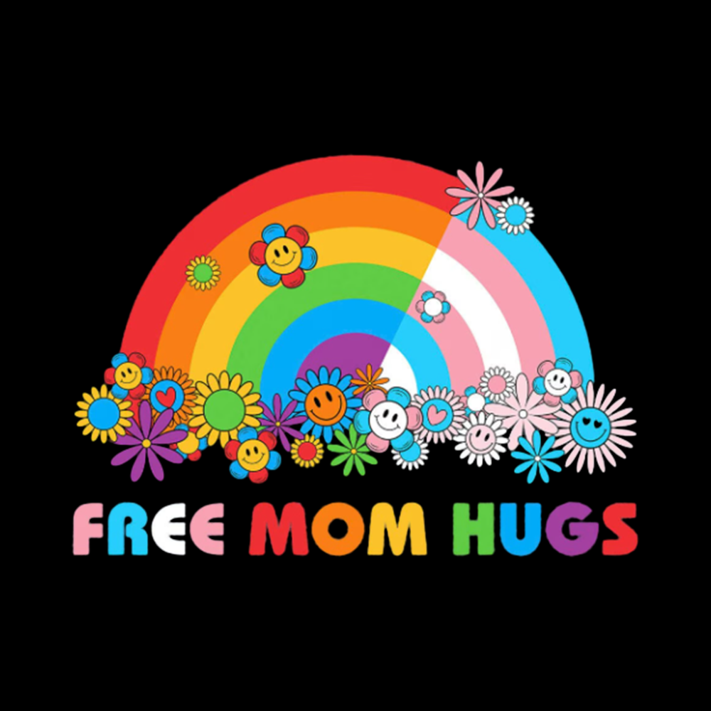 Free Mom Hugs Cropped T-Shirt