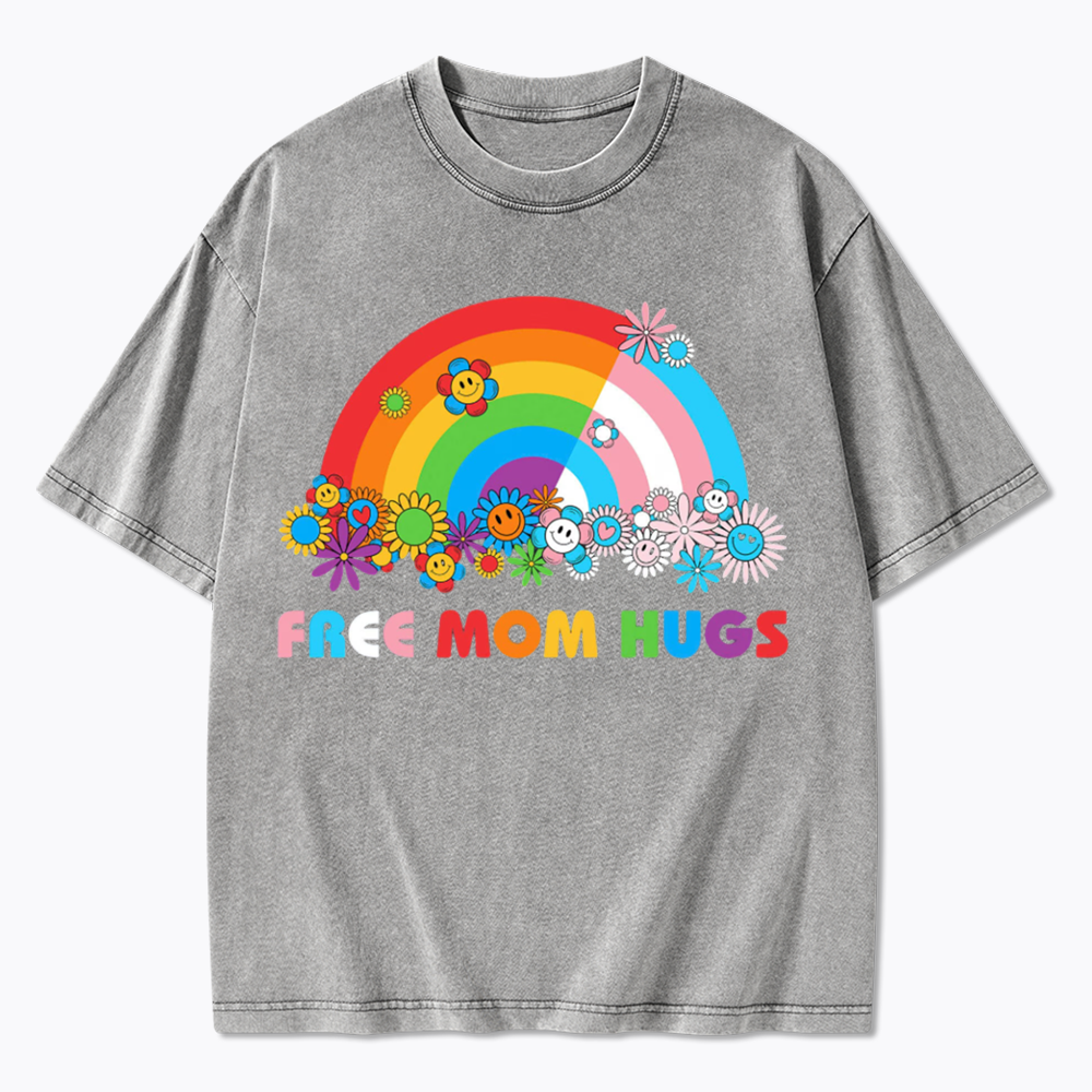 Free Mom Hugs Washed T-Shirt