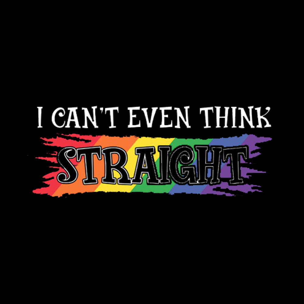 I Can't Even Think Straight Off Shoulder T-shirt