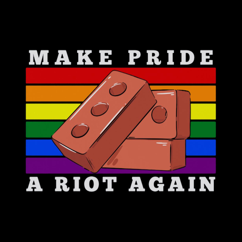 Make Pride A Riot Again Cropped T-Shirt