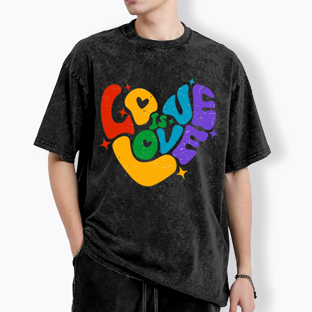 Love is Love Washed T-Shirt