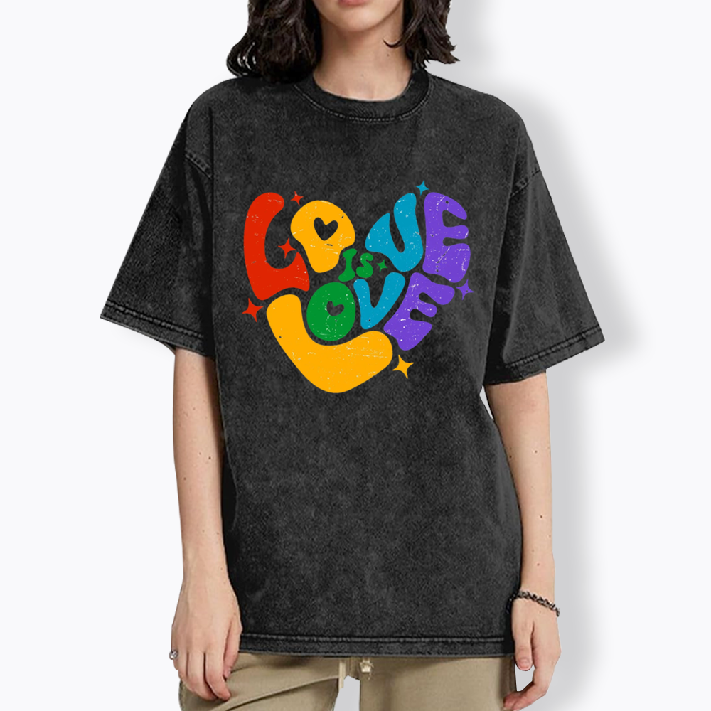 Love is Love Washed T-Shirt