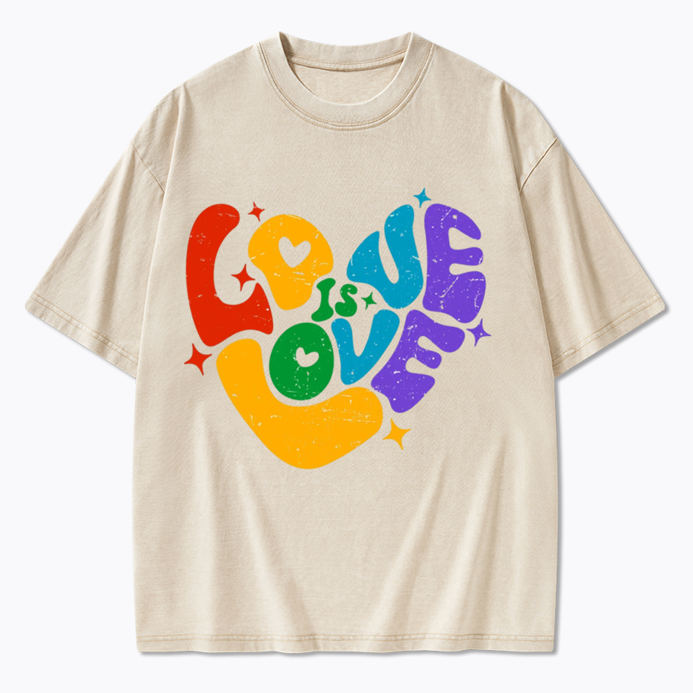 Love is Love Washed T-Shirt