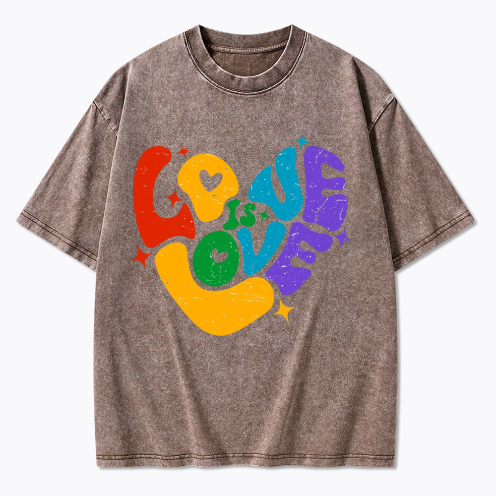 Love is Love Washed T-Shirt