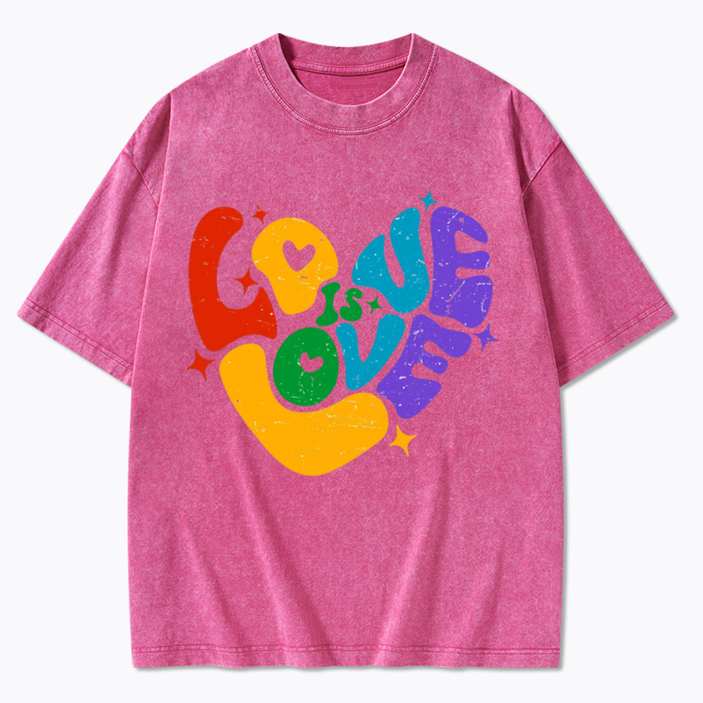 Love is Love Washed T-Shirt