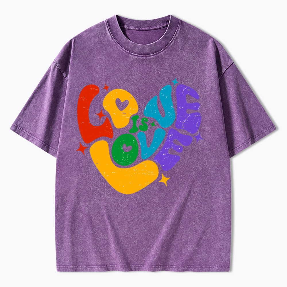 Love is Love Washed T-Shirt