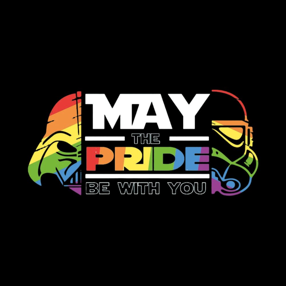 May the Pride be with You Off Shoulder T-shirt