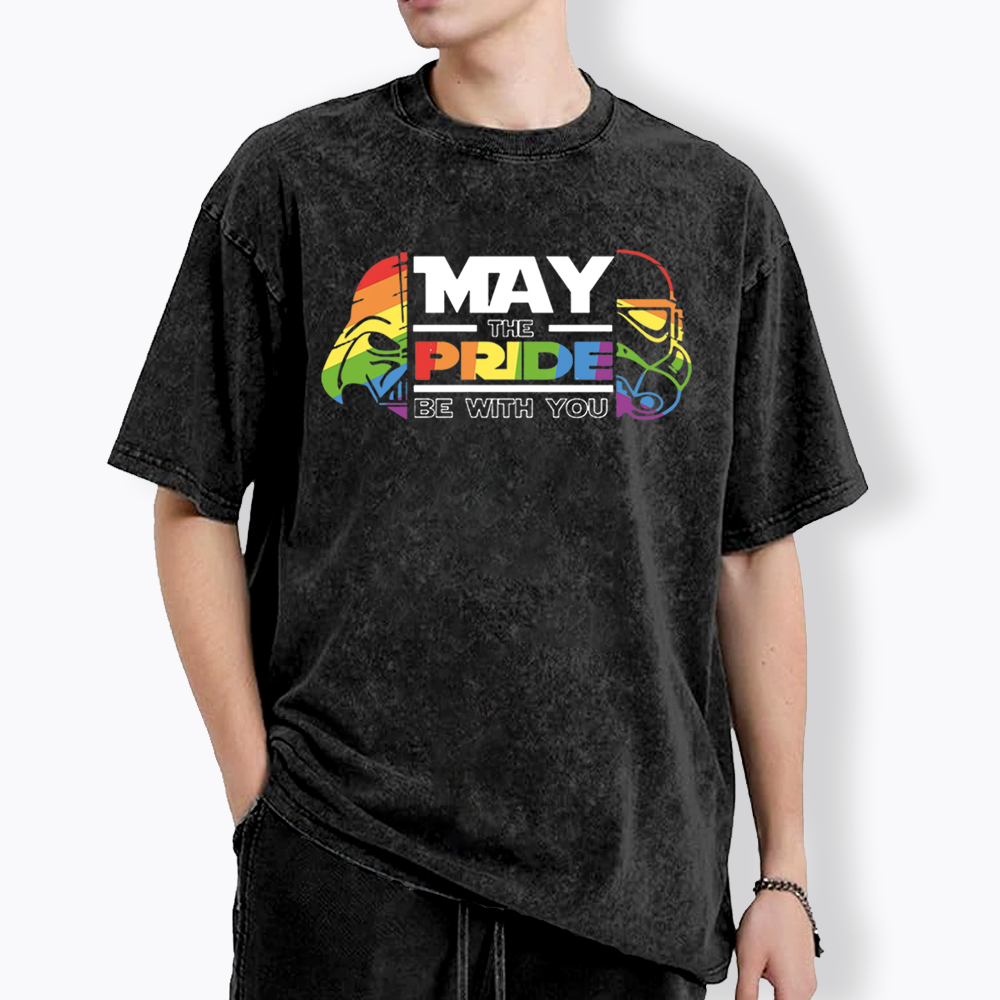 May the Pride be with You Washed T-Shirt