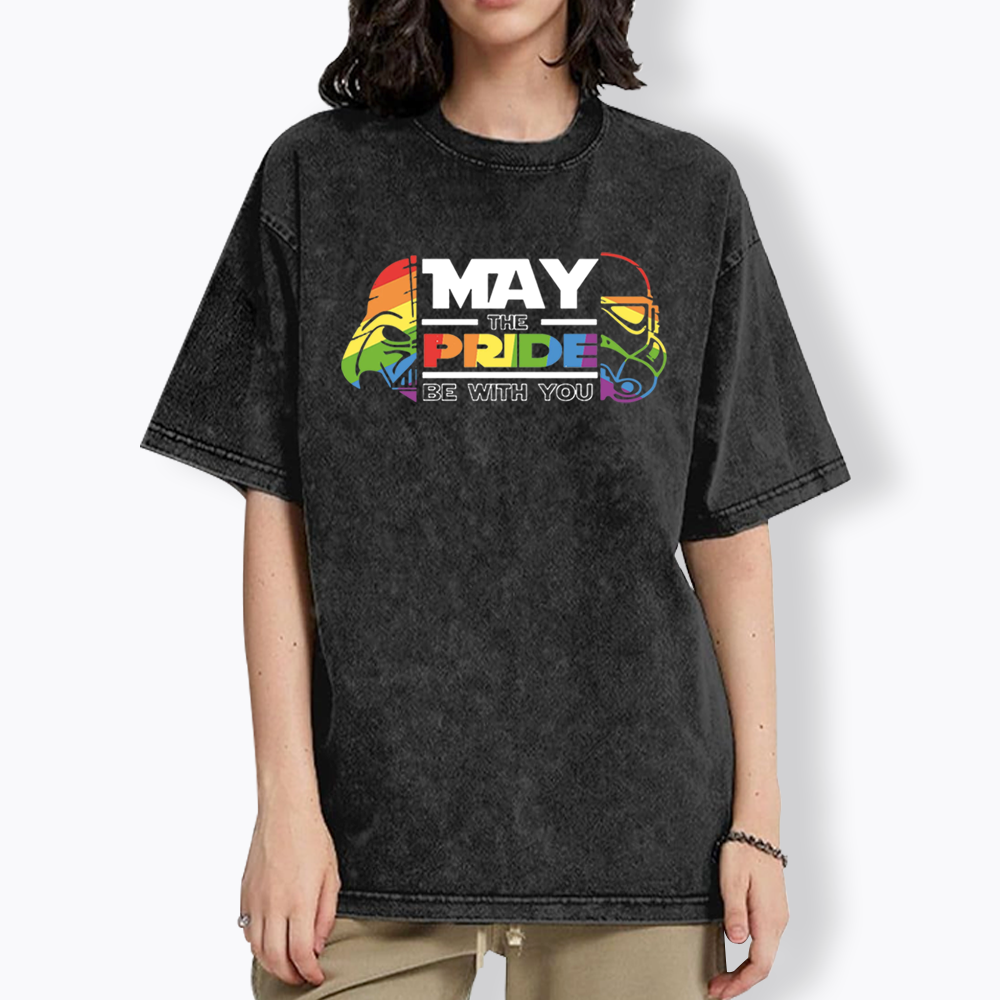 May the Pride be with You Washed T-Shirt