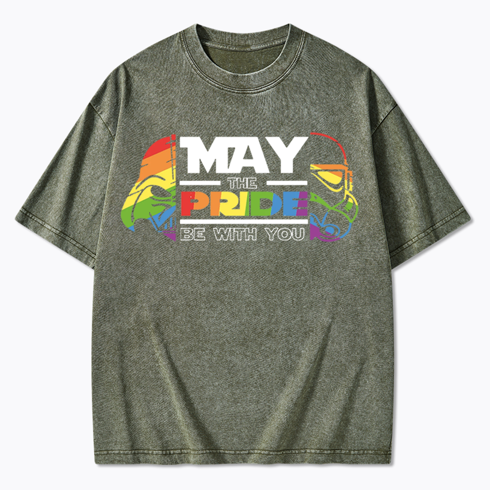 May the Pride be with You Washed T-Shirt