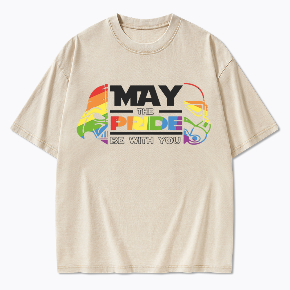 May the Pride be with You Washed T-Shirt
