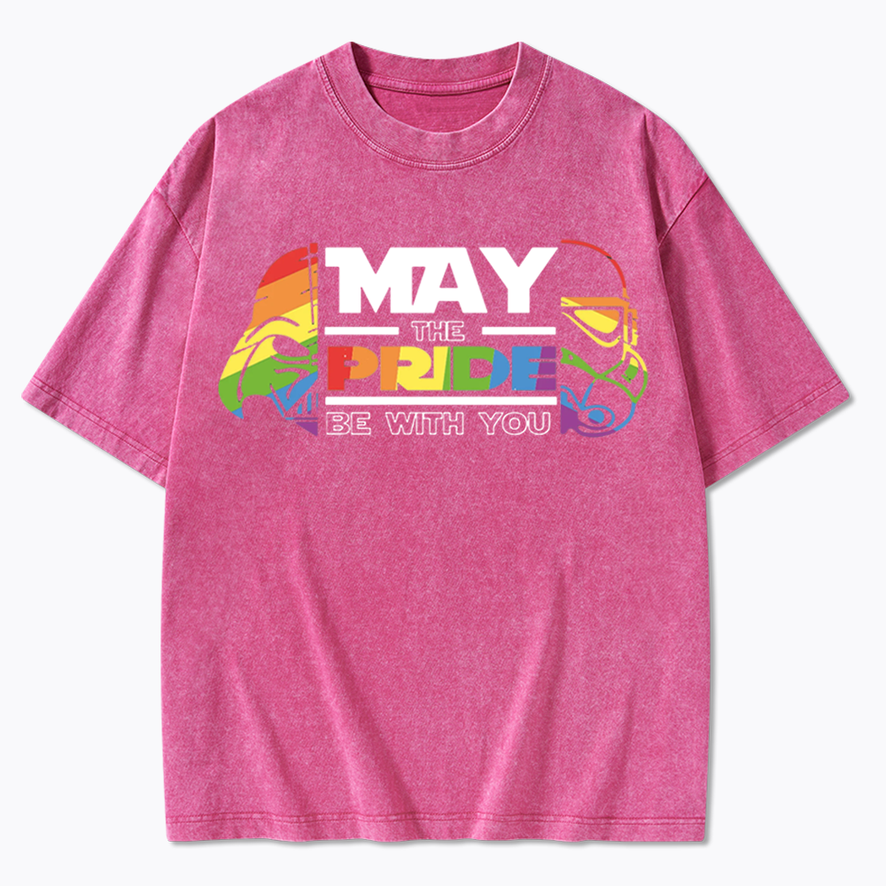 May the Pride be with You Washed T-Shirt