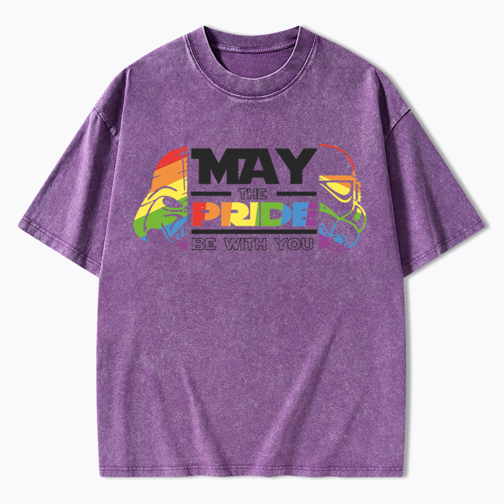 May the Pride be with You Washed T-Shirt