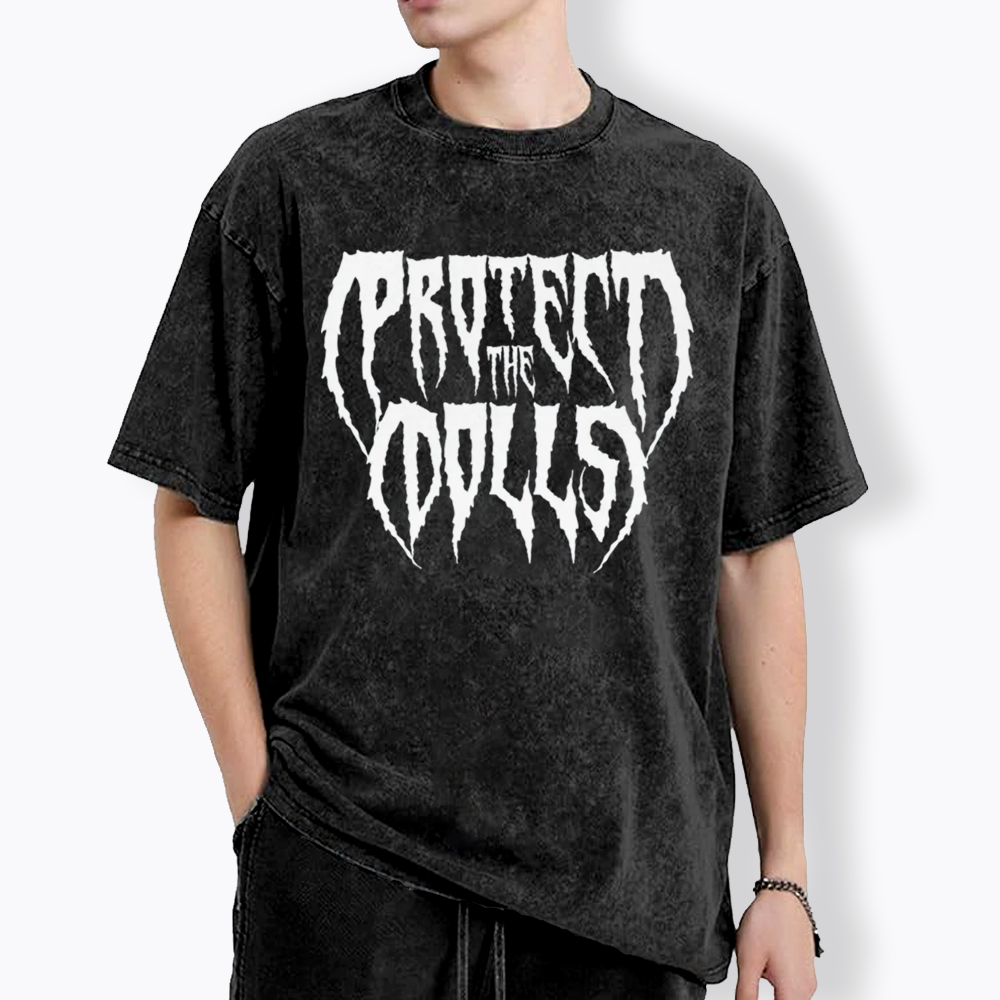 Protect The Dolls Washed T-Shirt