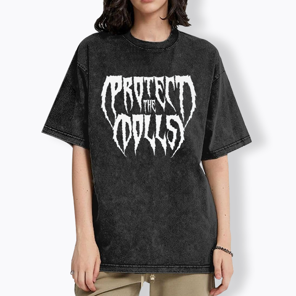 Protect The Dolls Washed T-Shirt