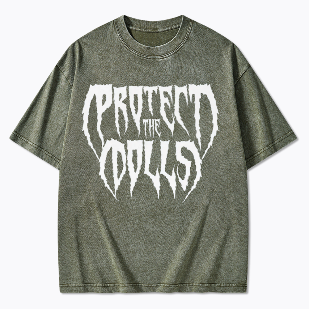 Protect The Dolls Washed T-Shirt