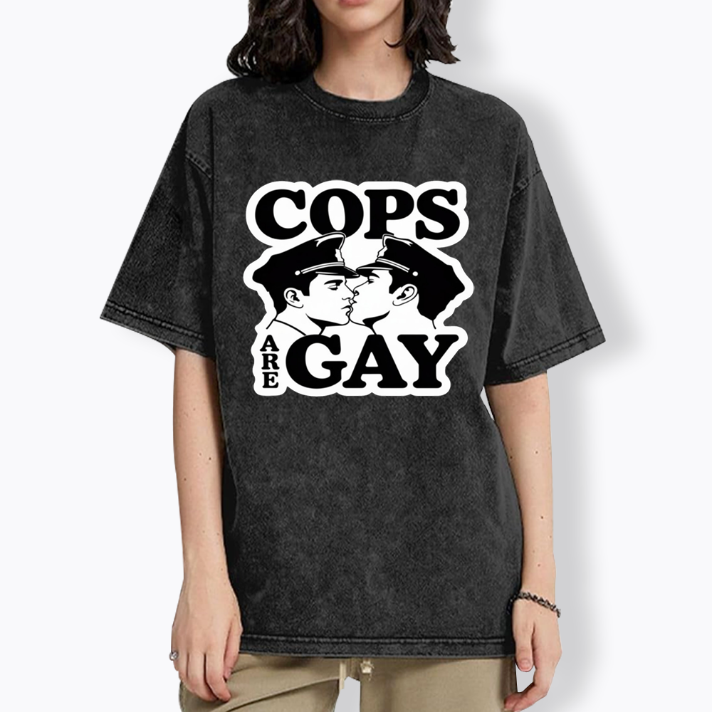 Cops Are Gay Washed T-Shirt