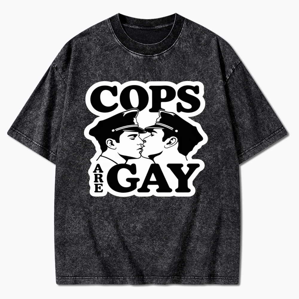 Cops Are Gay Washed T-Shirt