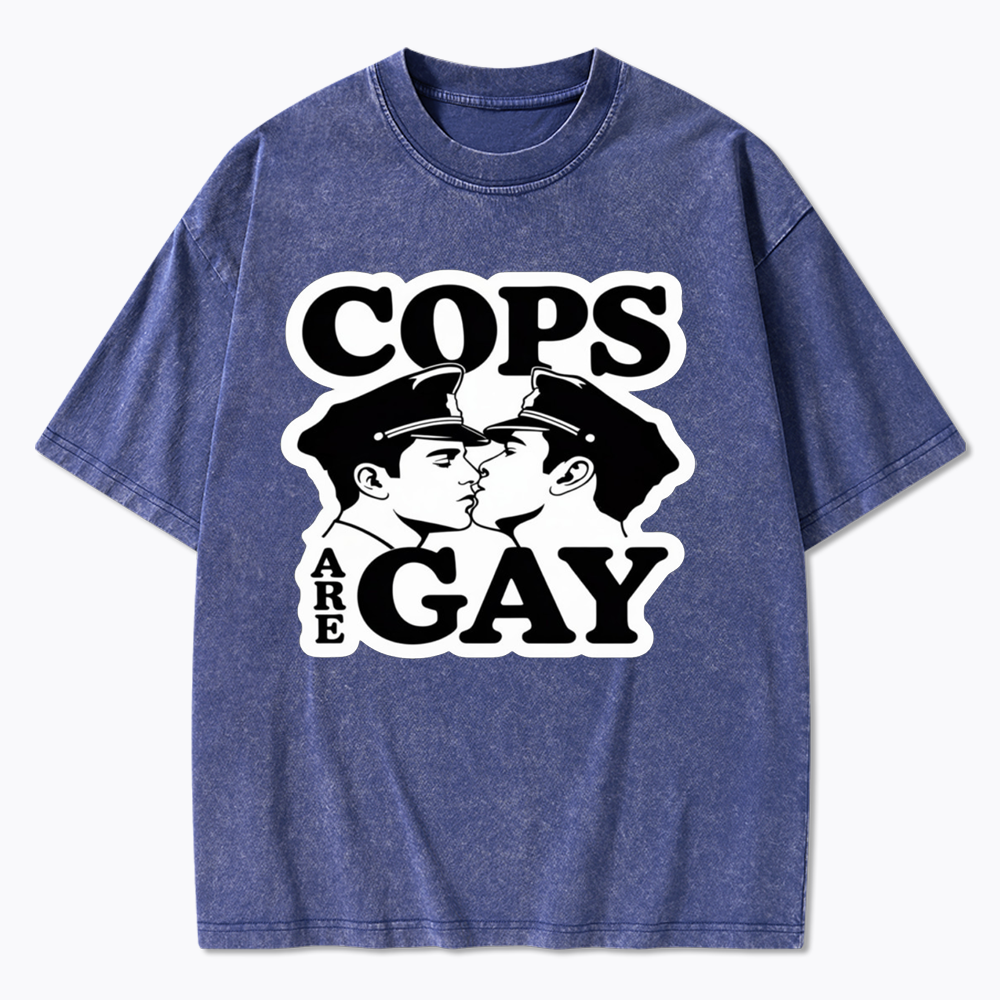 Cops Are Gay Washed T-Shirt